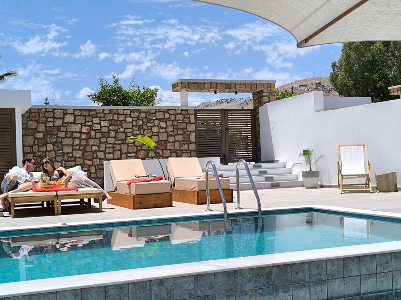 Valantina'S & Mannouel Lardos Luxury Villas Zewnętrze zdjęcie